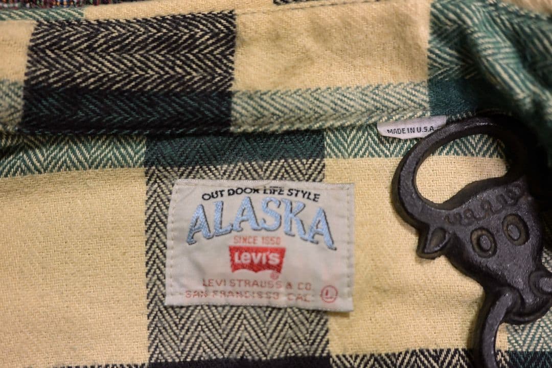 Levi's ALASKA USA Made Turquoise Black !