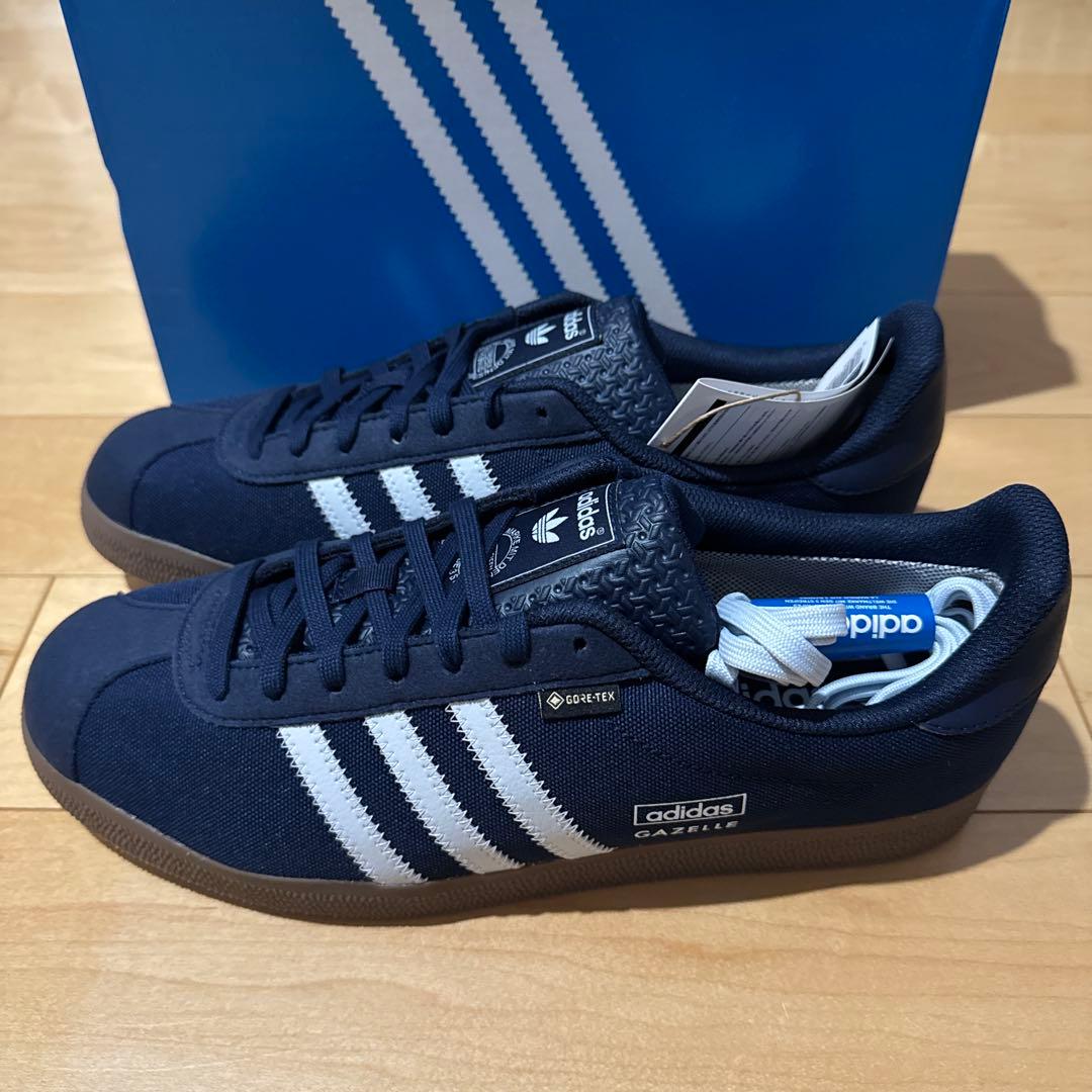 靴 adidas GAZELLE GTX 28cm navy gum