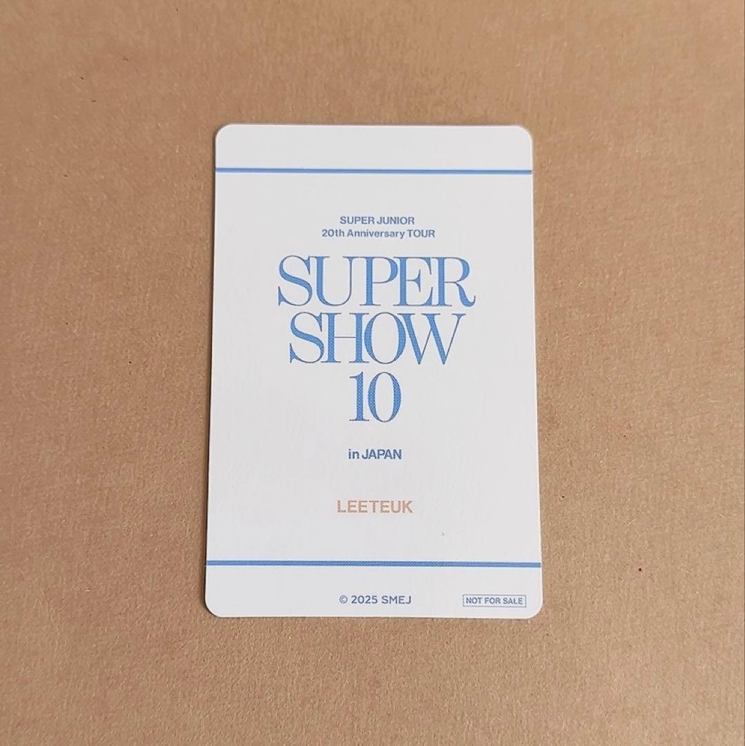 SUPER JUNIOR SS10 イトゥク 6000円会場購入特典 トレカ - メルカリ