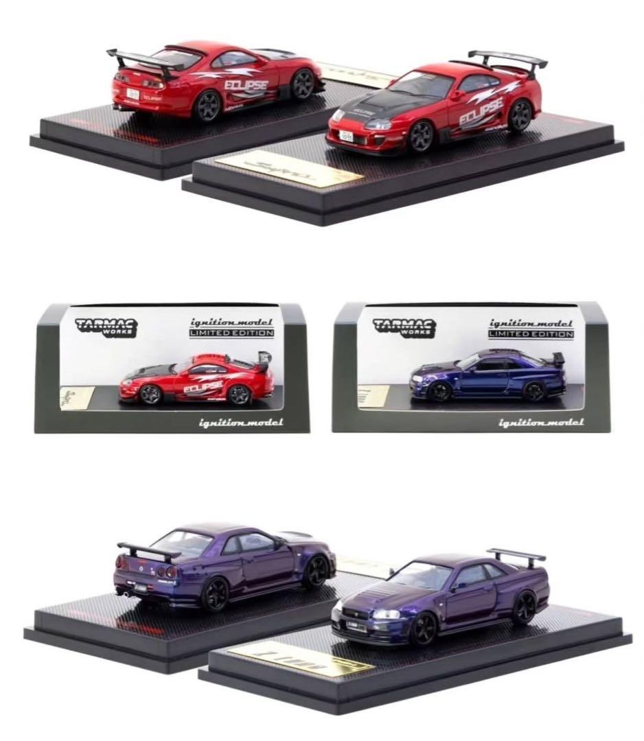 TAS2026 イグニッションモデル Tarmac R34 GT-R Supra オートサロン2026 限定 イグニッションモデル Tarmac GT-R R34 - メルカリ
