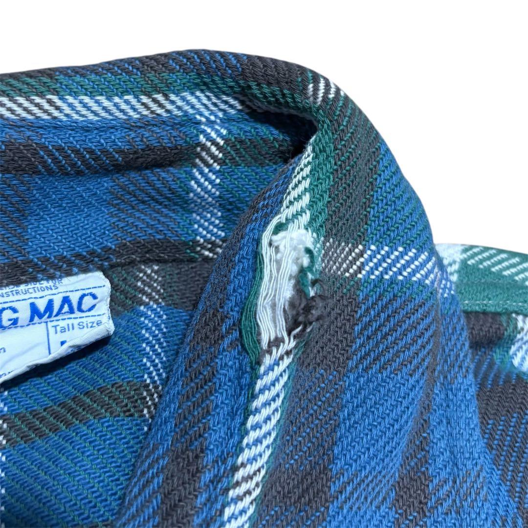 70s BIG MAC ビッグマック フランネルシャツ 好配色 L - メルカリ