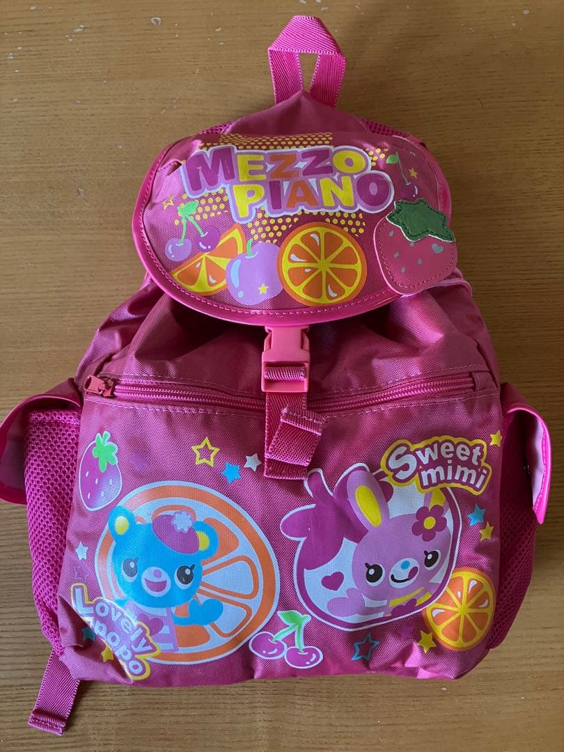 MEZZO PIANO ピンクリュック　平成レトロ