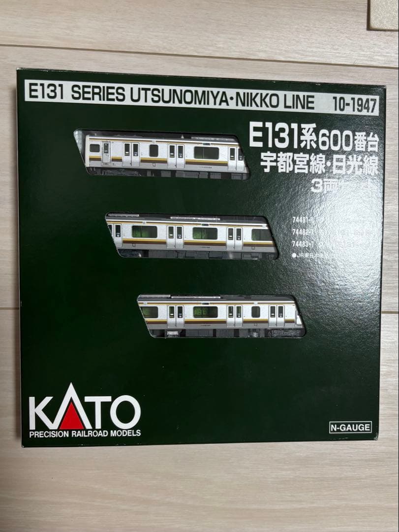 KATO 10-1947 E131系600番台 宇都宮線・日光線 KATO E131系600番台 宇都宮線・日光線 3両セット 品番：10-1947