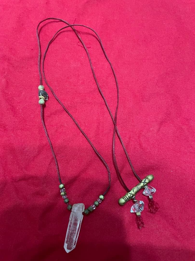 天然水晶(クォーツ) crystal.markrocksネックレス