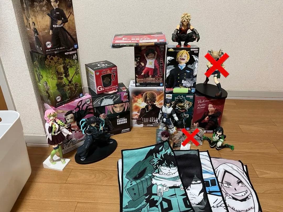 フィギュア　NARUTO 鬼滅の刃　僕のヒーローアカデミア　ワンピース