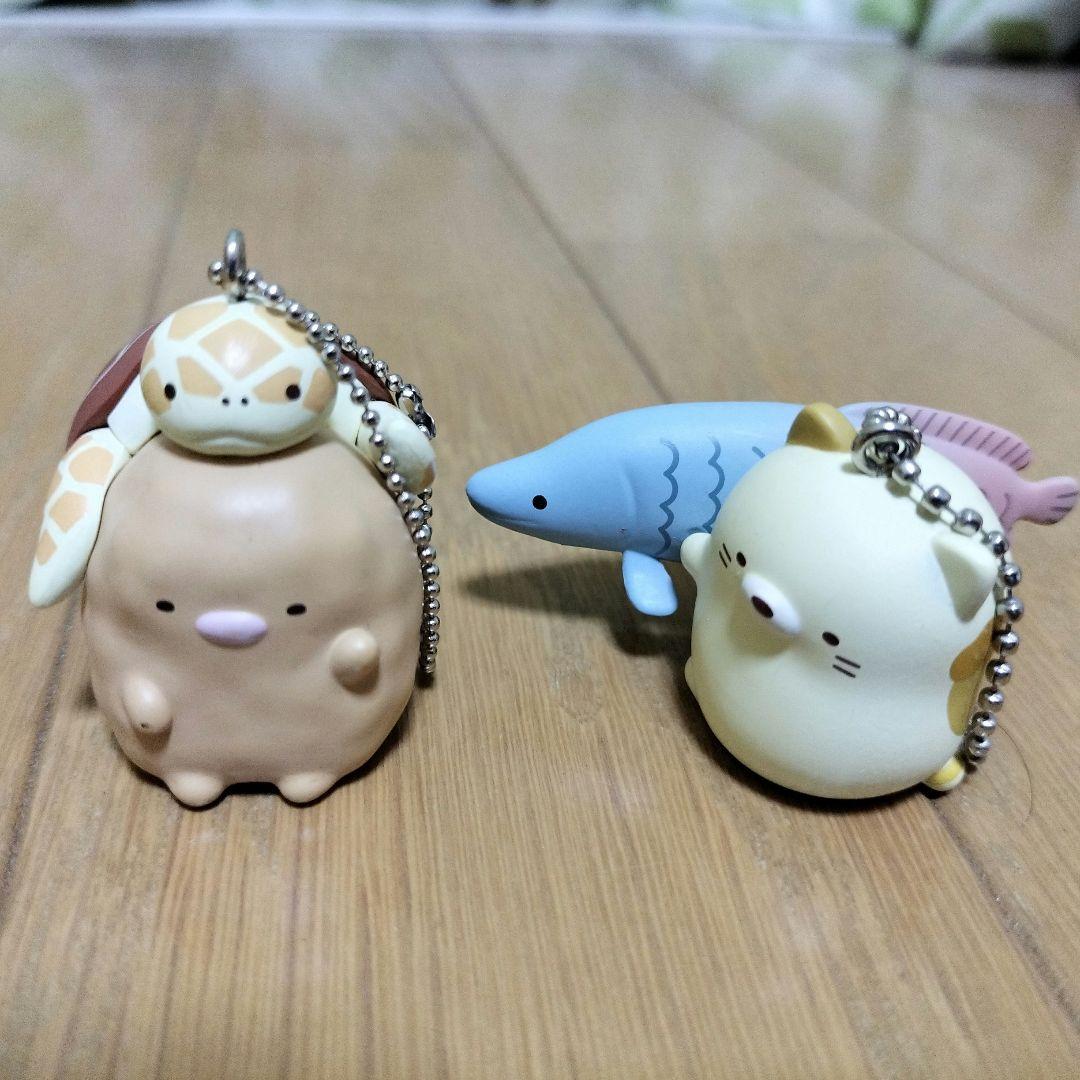 すみっコぐらし 須磨水族館限定キーホルダー とんかつとねこ - メルカリ