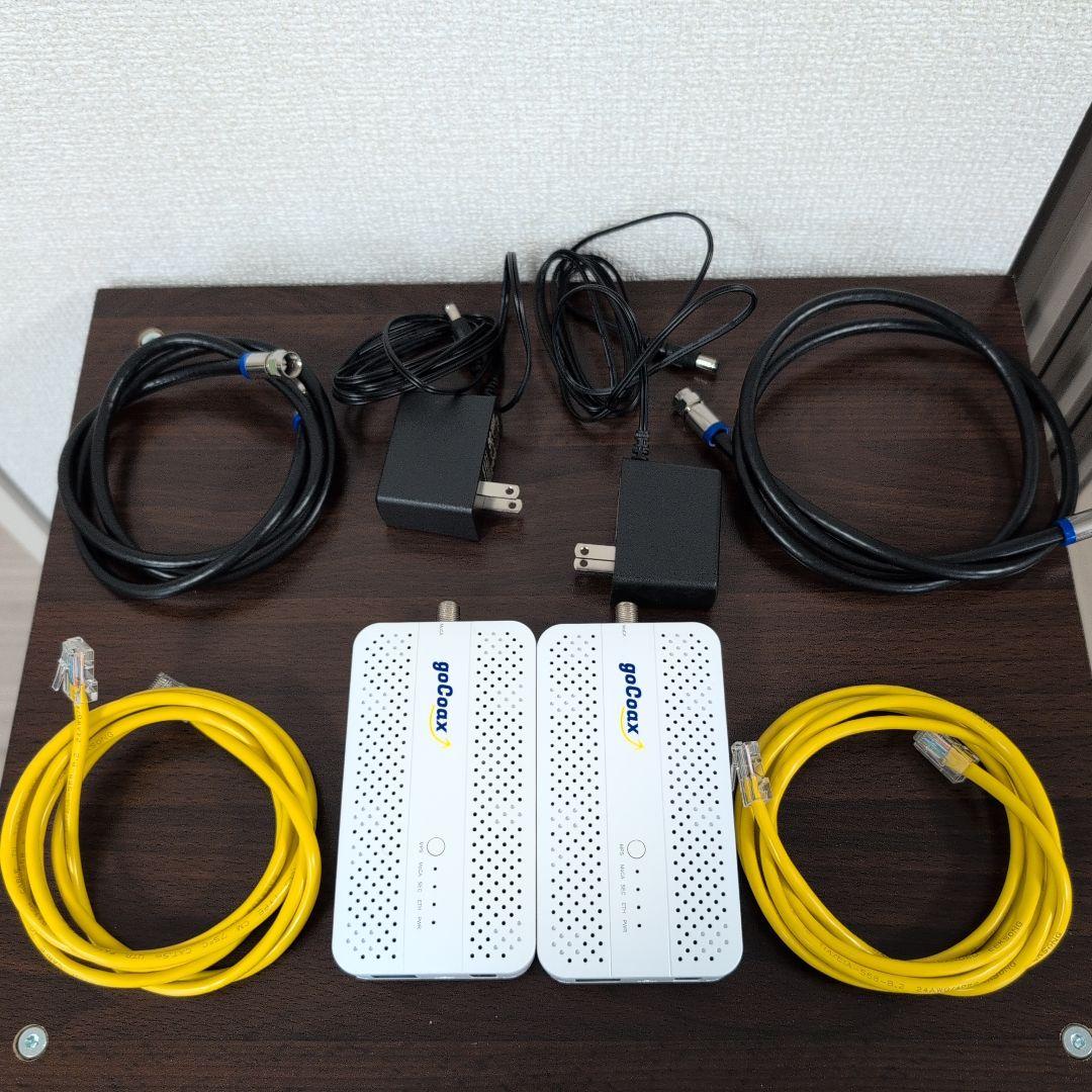 Moca2.5 GoCoax　有線LAN テレビアンテナ　通信 並行輸入品】 goCoax MoCA 2.5 アダプター 2.5GbE イーサネットポート