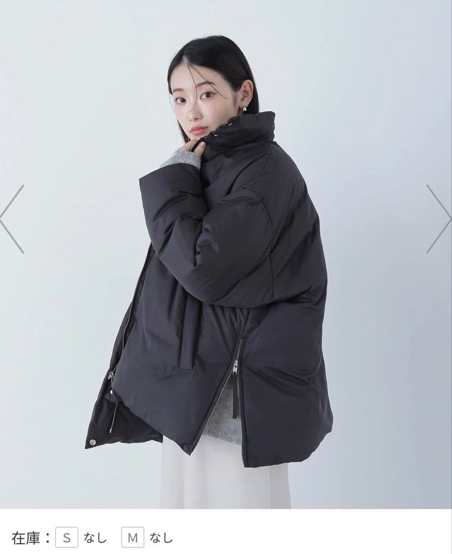 シームレスミドルダウン　ブラックS シームレスミドルダウン | NATURAL BEAUTY BASIC（ナチュラル