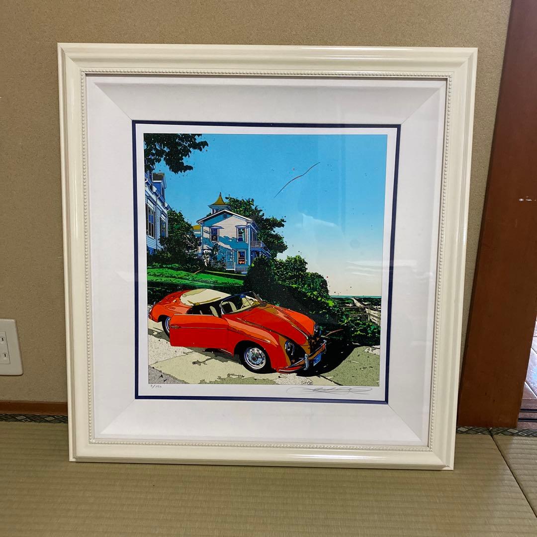 【希少 美品】 鈴木英人 「きみの季節」 3/250 直筆サイン入り