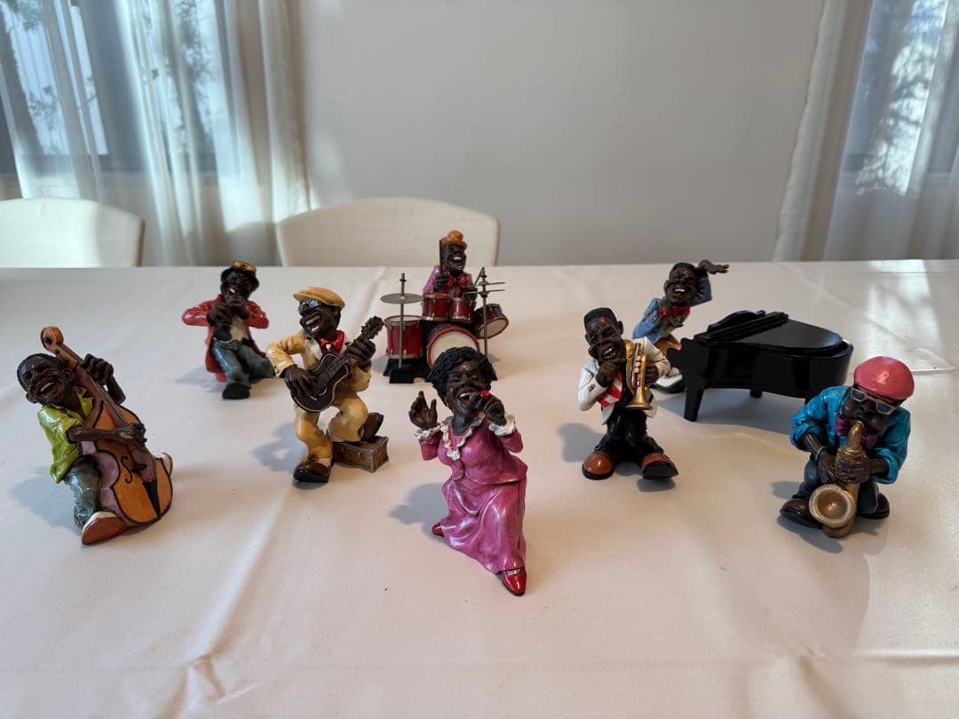 【お値下げしました】ジャズバンド　置き物　フィギュア 10点セット