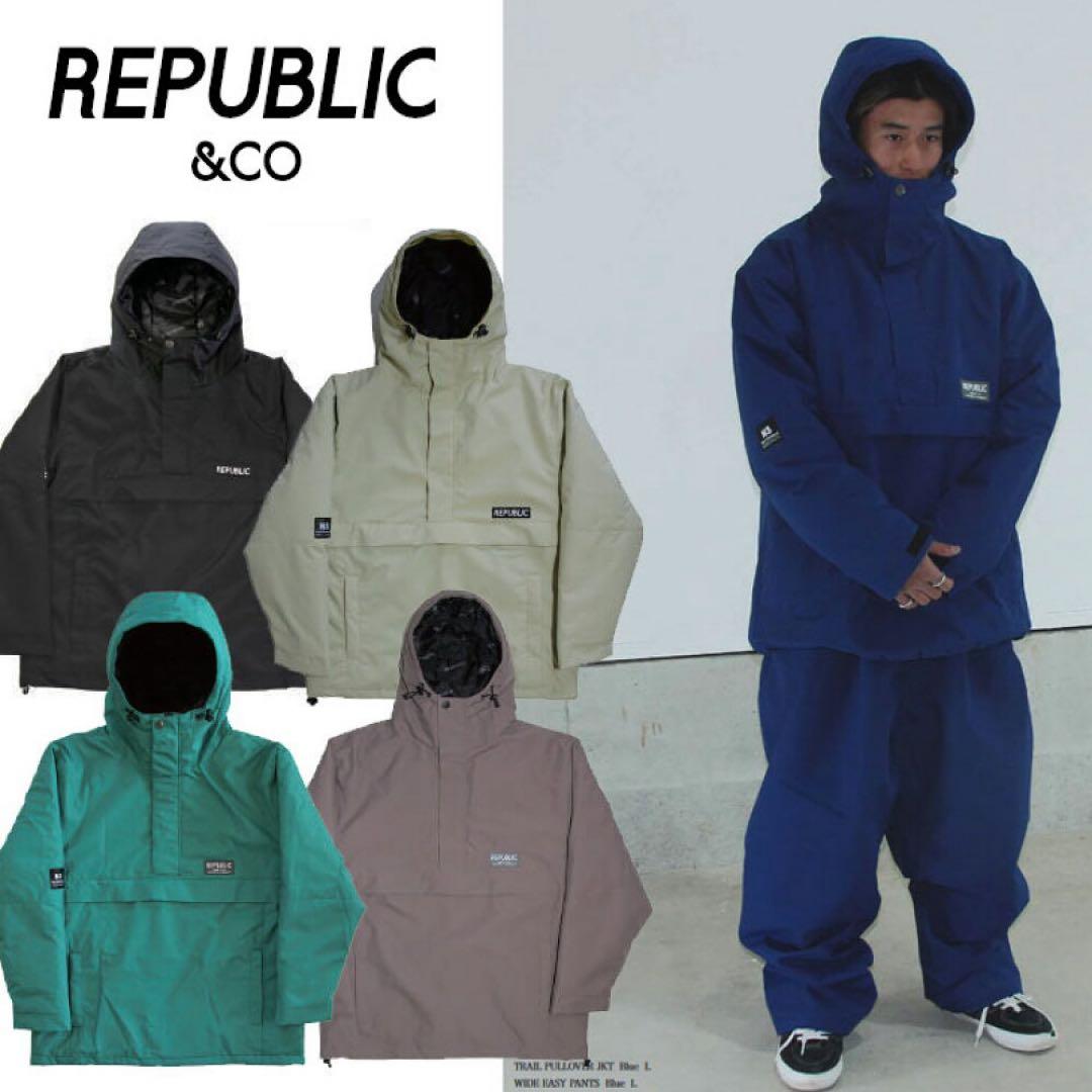 23-24 REPUBLIC＆CO ブルー　上下2XLサイズ