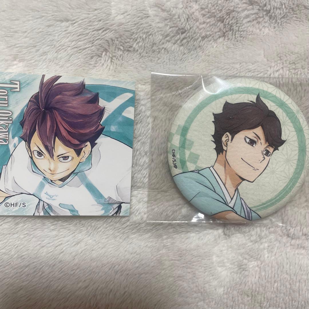 ハイキュー 及川徹 新春の頂 缶バッジ スクエアステッカー - メルカリ