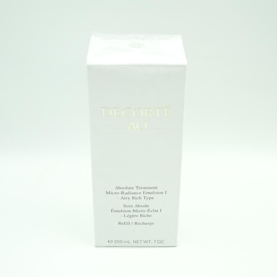 コスメデコルテAQアブソリュートエマルジョンマイクロラディアンス　Ⅰ　付け替え用 AQ アブソリュート エマルジョン マイクロラディアンス Ⅰ | DECORTÉ