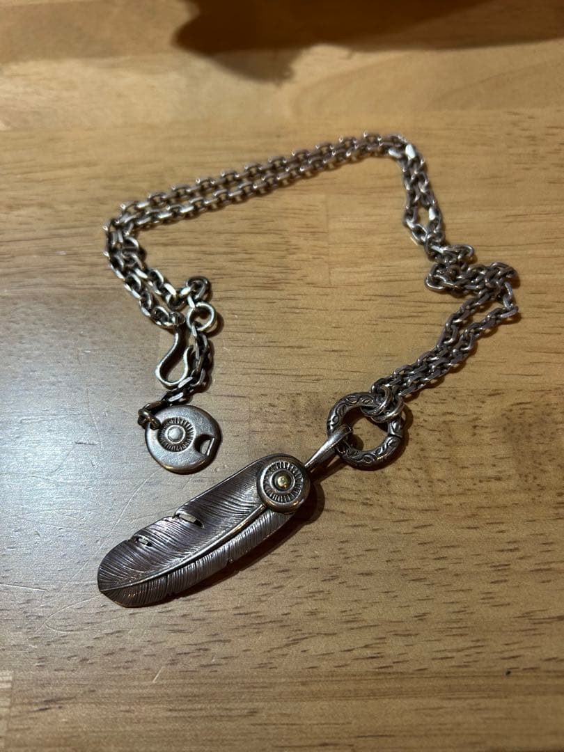 あるじゃん フェザー ネックレス