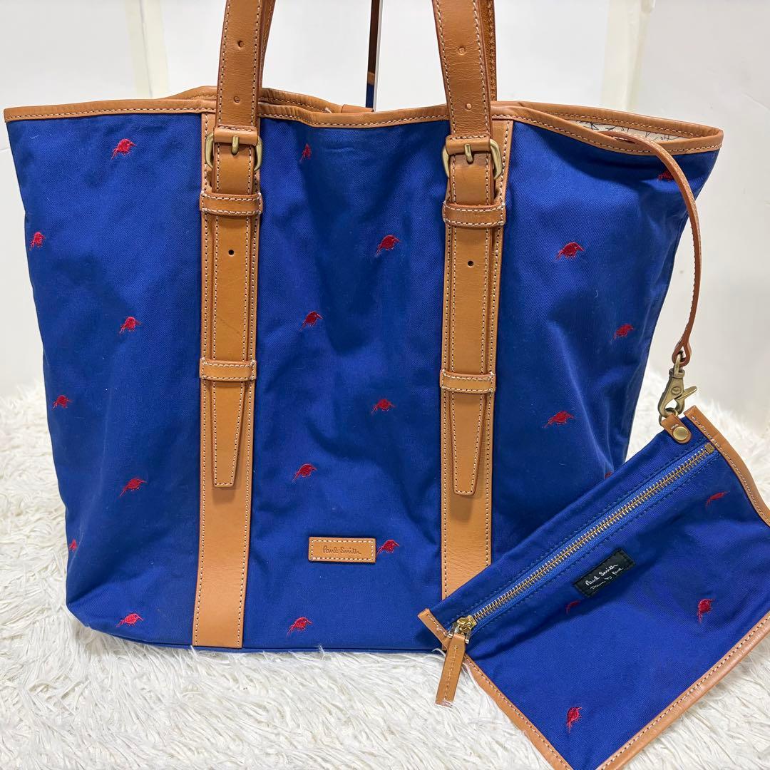 ✨ポーチ付✨Paul Smith ポールスミス　トートバッグ