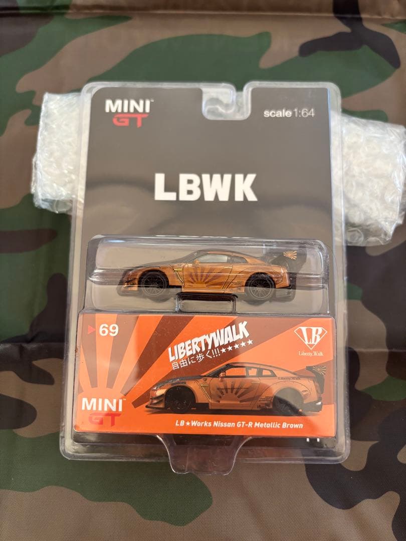 MiNiGT LBWORKS Nissan GT-R メタリックブロンズ