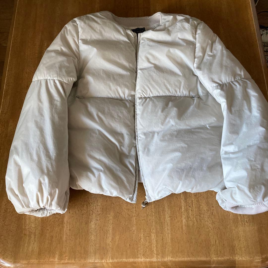 ミナペルホネン　ダウンジャケットサイズ36 アイボリー