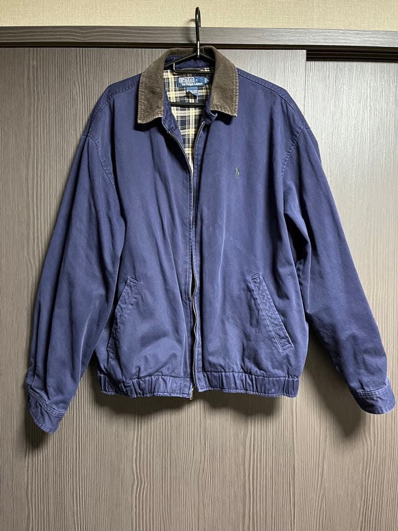 ネイビー コットンジャケット ポロ　ラルフローレン