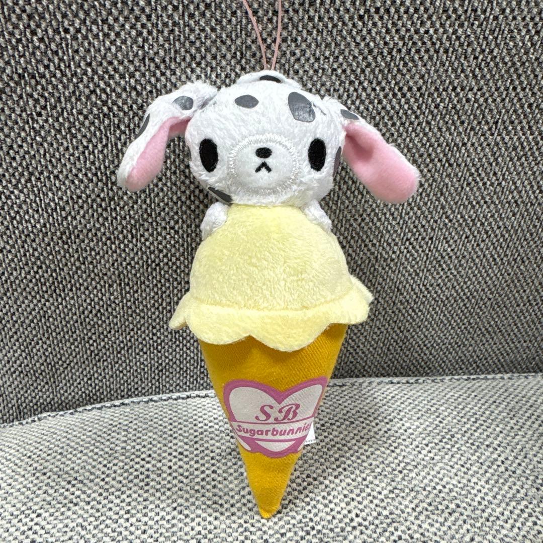 シュガーバニーズ アイス ぬいぐるみ ぶちうさ マスコット ストラップ