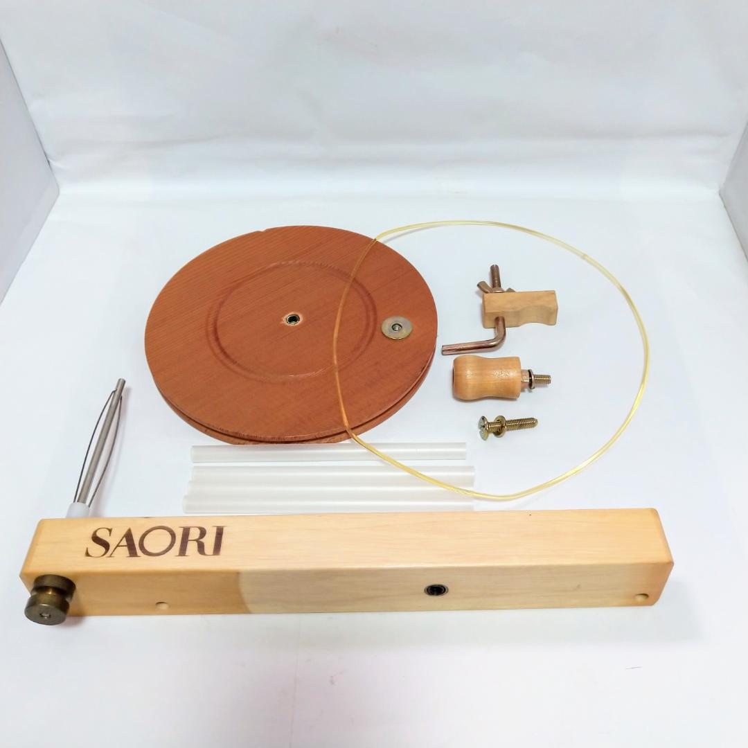 機織りの道具 さをりのワインダーとボビン4本 管巻器 糸巻き - メルカリ