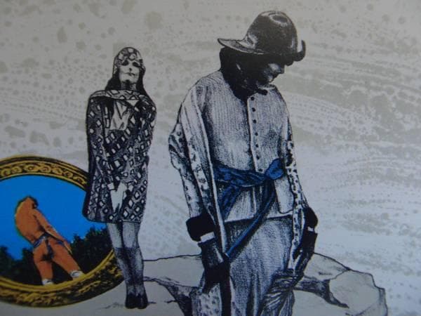 池田 満寿夫、七つのリトグラフ４、希少な額装用画集より、美品