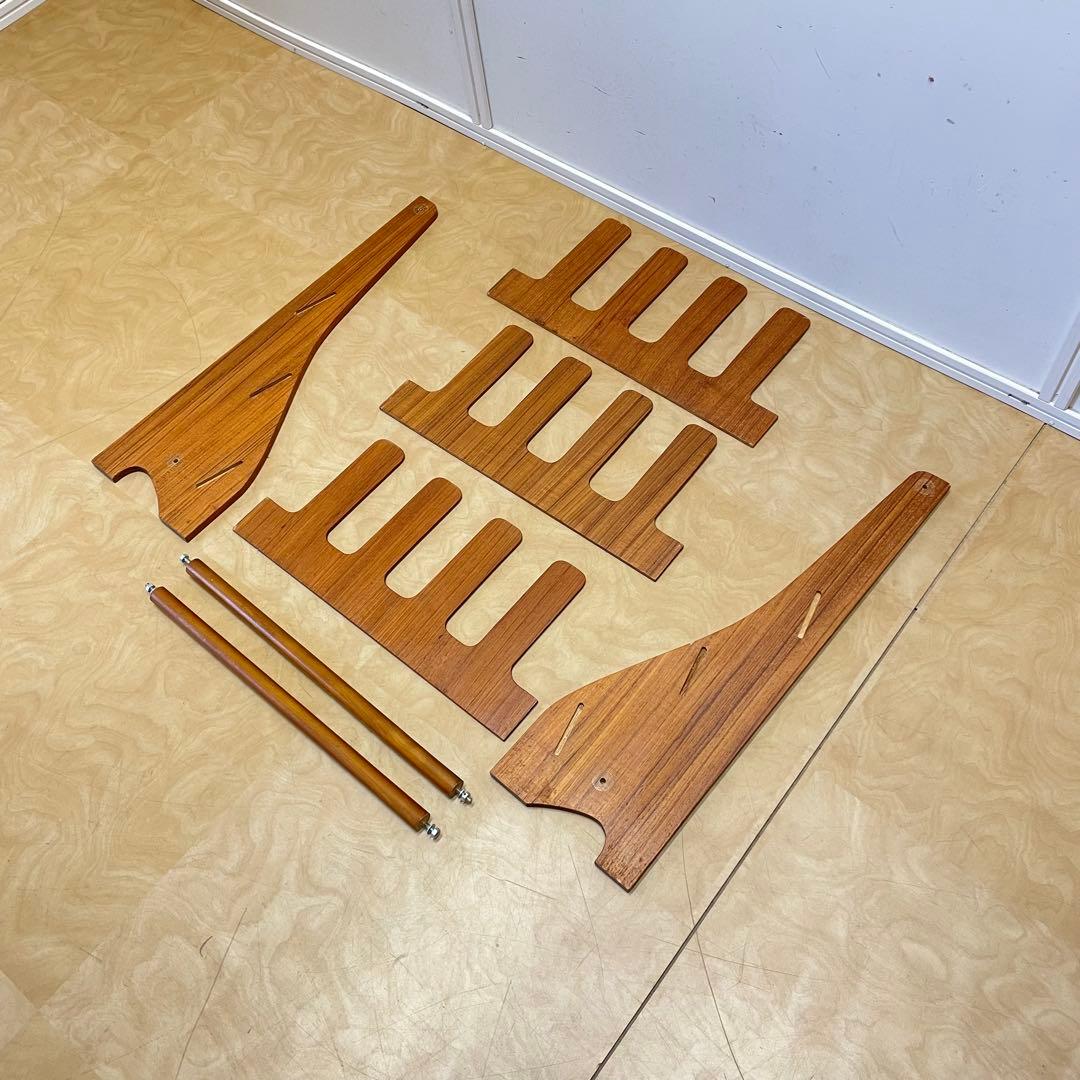 希少 ビンテージ サイトーウッド スリッパラック 6足 チーク材 北欧