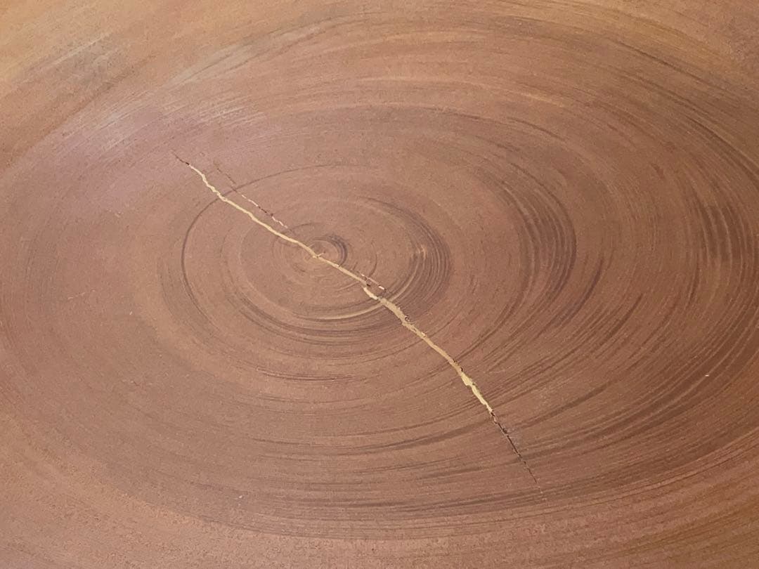 一枚板 座卓 天然木 テーブル ローテーブル 脚付き -304-