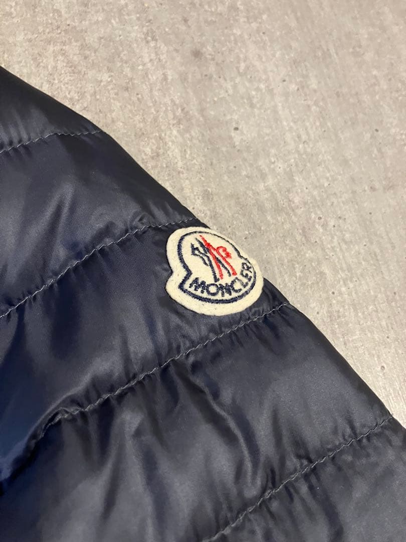 Moncler モンクレール ライトダウンコート Aubrey ネイビー 1 - メルカリ