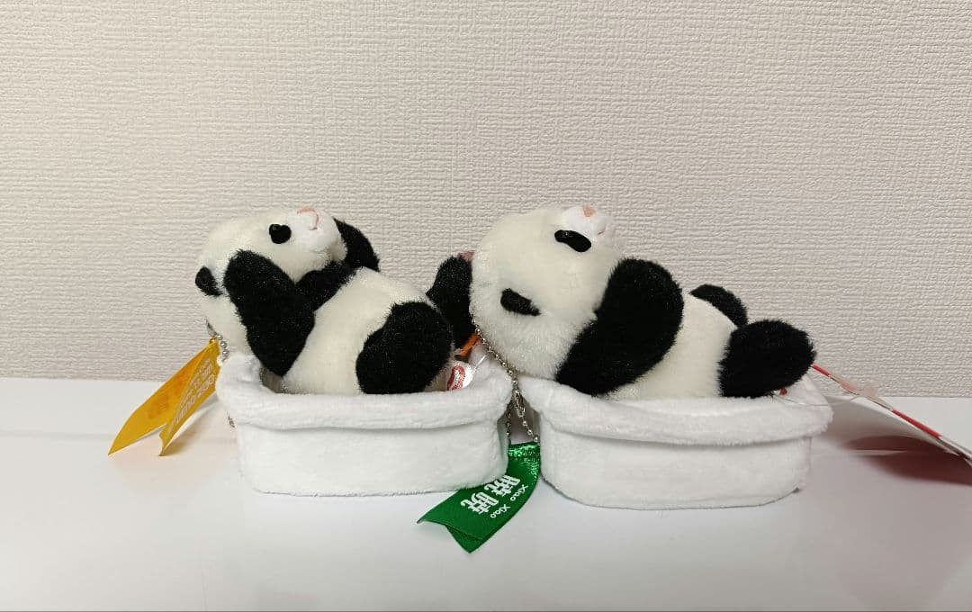 シャオシャオ レイレイ セット売り チェーン付き マスコットぬいぐるみ