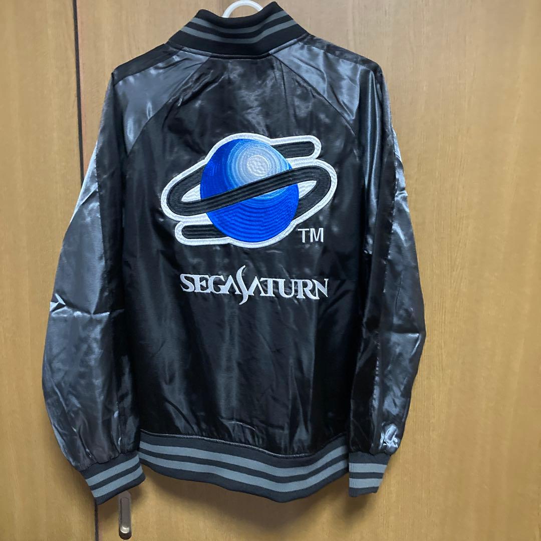 新品 Lサイズ セガサターン スカジャン　キーホルダー付き　刺繍