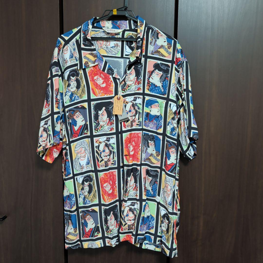 R*様 浮世絵デザイン 半袖シャツ XXLサイズ