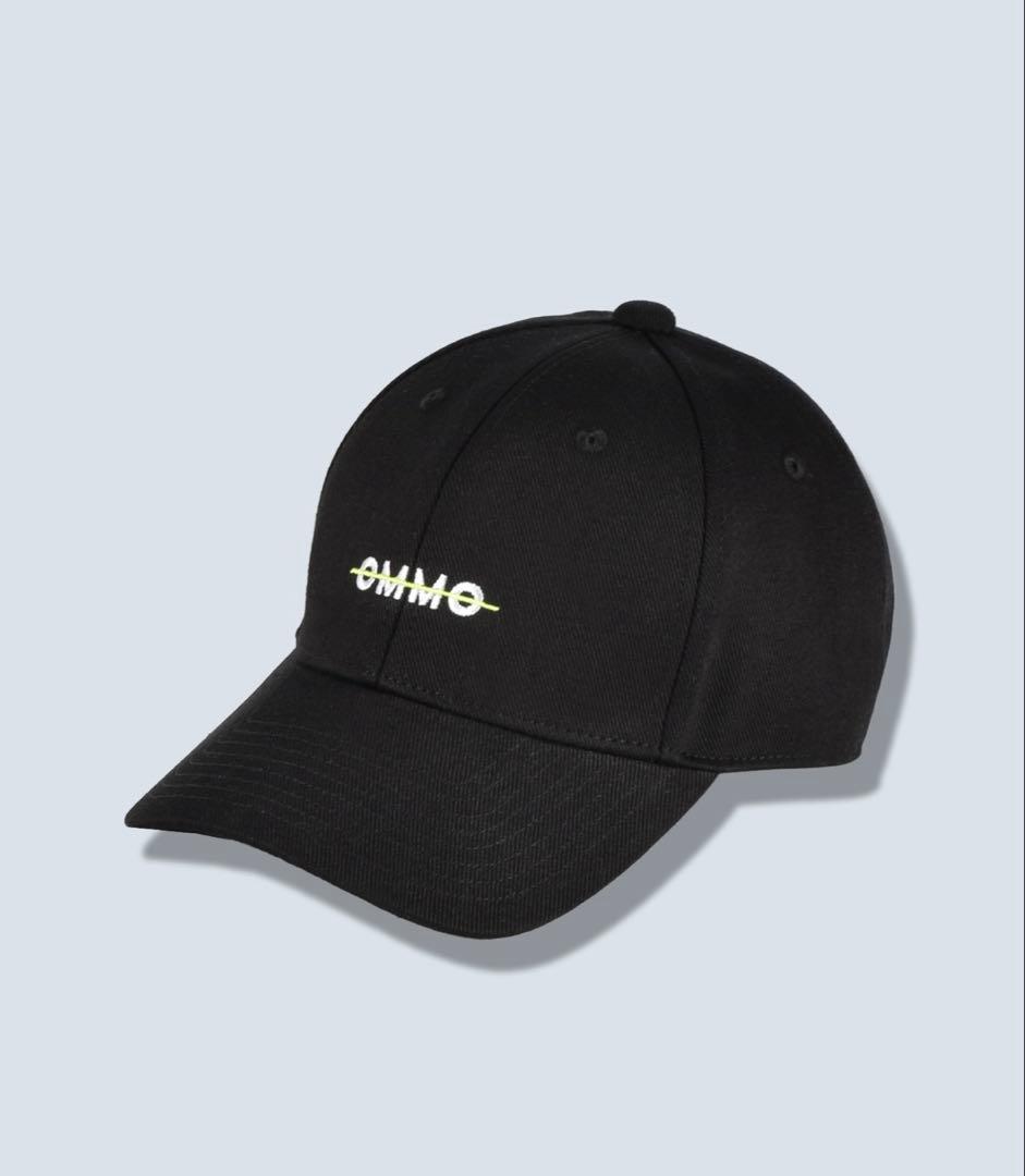 OMMO ロゴキャップ　ブラック OMMO（オーエムエムオー） キャップ 帽子 OMMO LOGO CAP レディース
