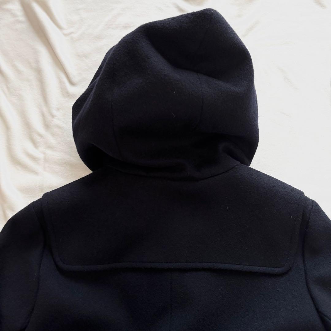 極美品☆セオリーリュクス 毛100% ダッフルコート ネイビー ダウン