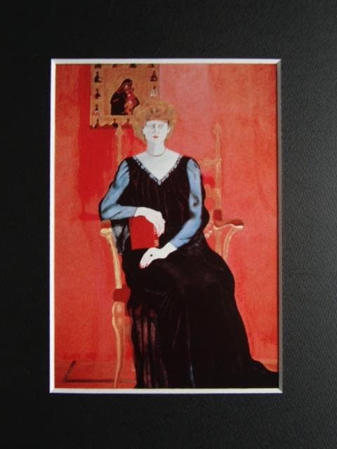 濱田台児、「女辯護士」、希少な画集より、 新品高級額装付