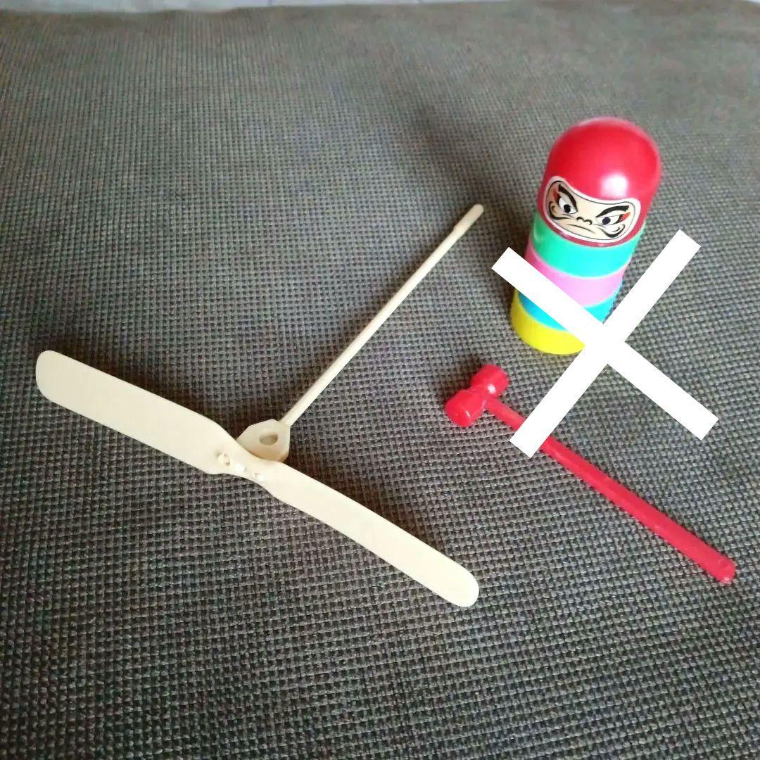 知育玩具 おもちゃ 竹とんぼ 昭和 レトロ 昔あそび - メルカリ