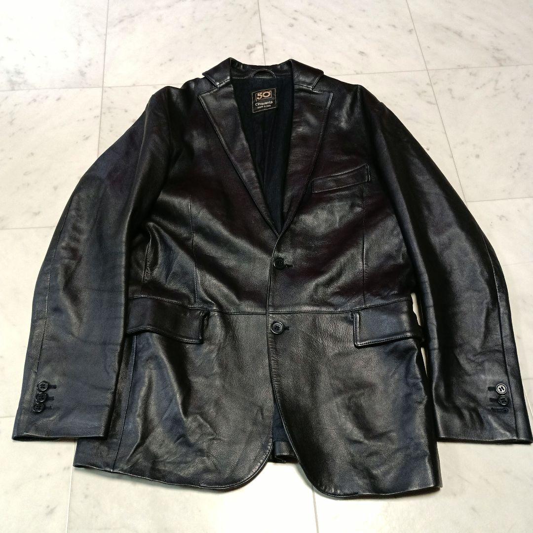 CINQUANTA チンクアンタ レザージャケット 羊革