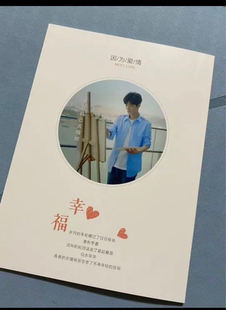 陳情令　肖戦　【遇見愛情】語録写真集