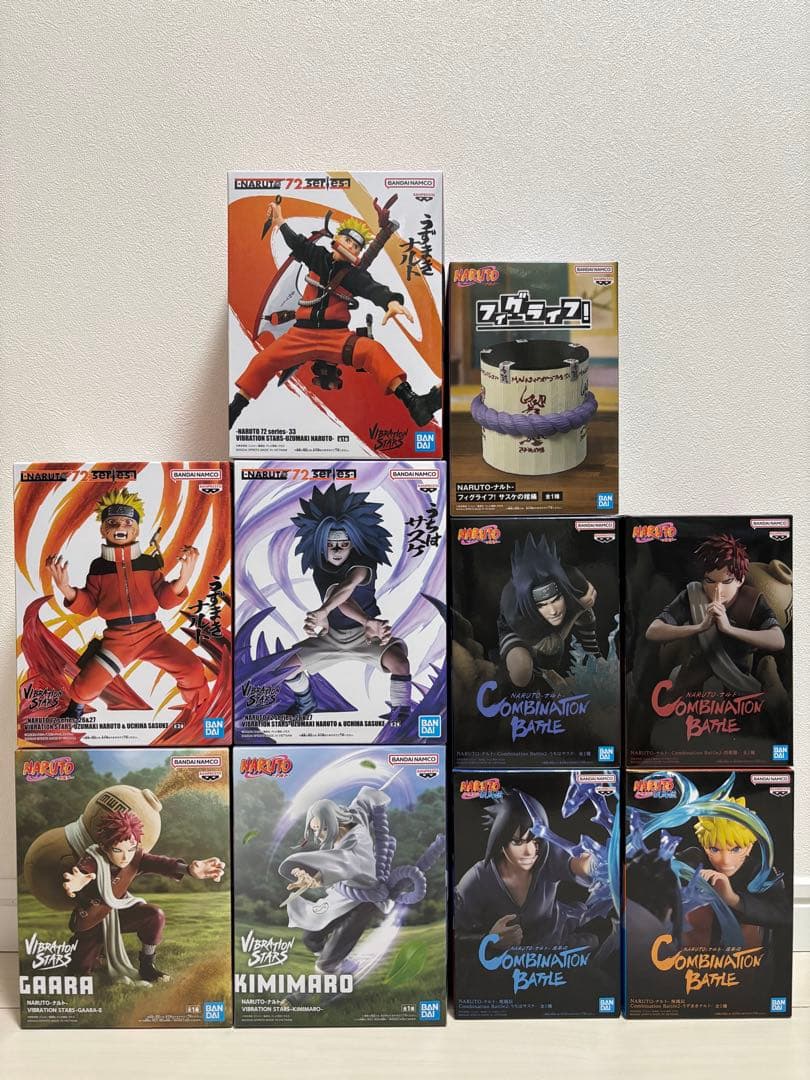 ナルト疾風伝フィギュア まとめ売り10体セット　新品未開封