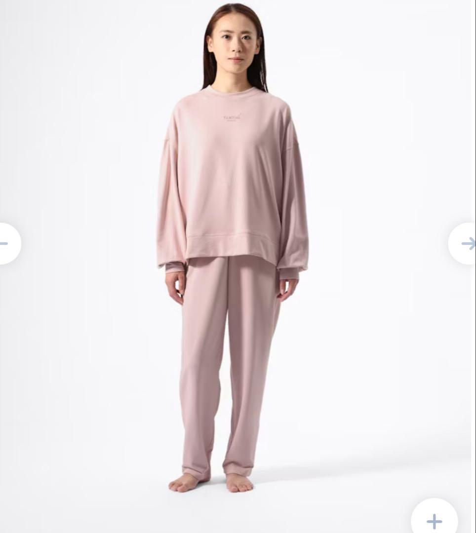 TENTIAL BAKUNE スウェット上下セット s スモークピンク