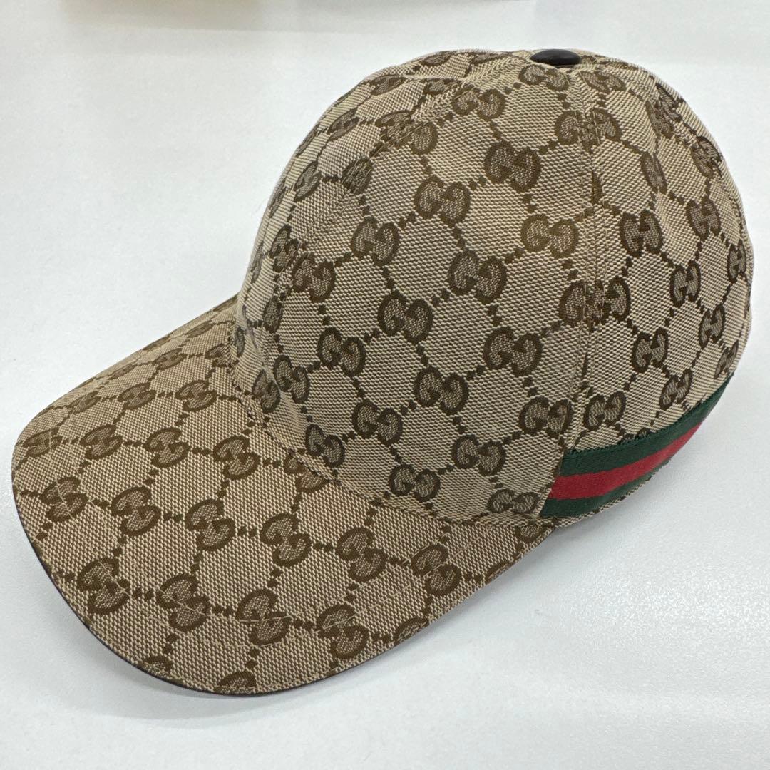 Gucci GGパターン ベースボールキャップ　Ｓサイズ