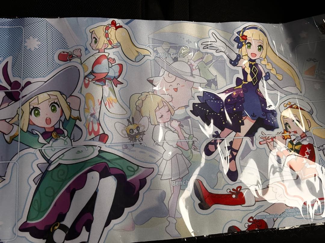 おしゃれを楽しむリーリエプレイマット　ポケモンex リーリエ　プレイマット