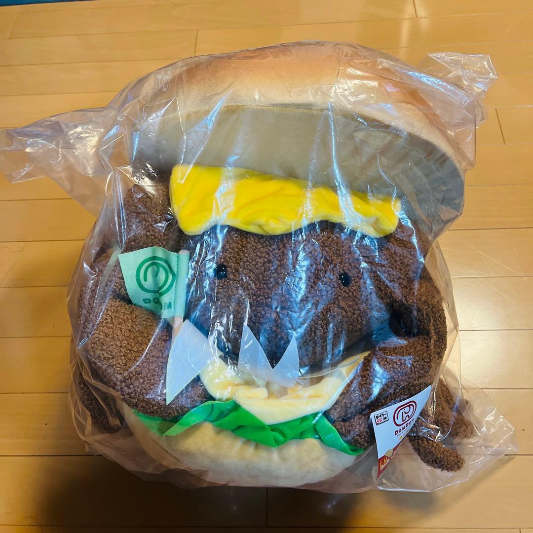 タイトーくじ ドムドムハンバーガー カニバーガーぬいぐるみ(LH賞