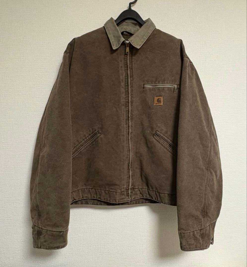 らららUSA製Carhartt J97 CHTデトロイトジャケット 極上