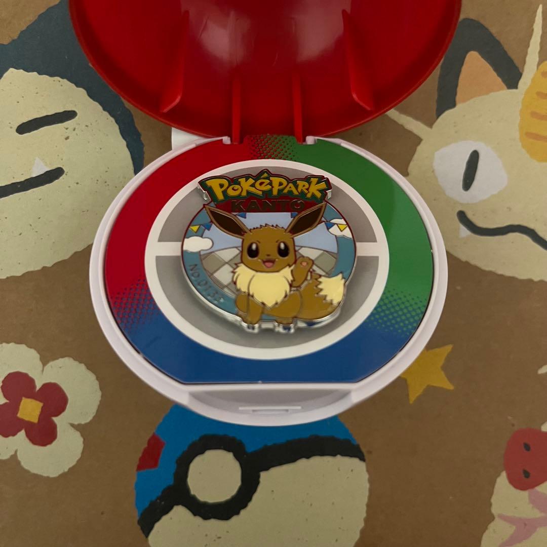 ポケパーク カントー ピンズ　イーブイ
