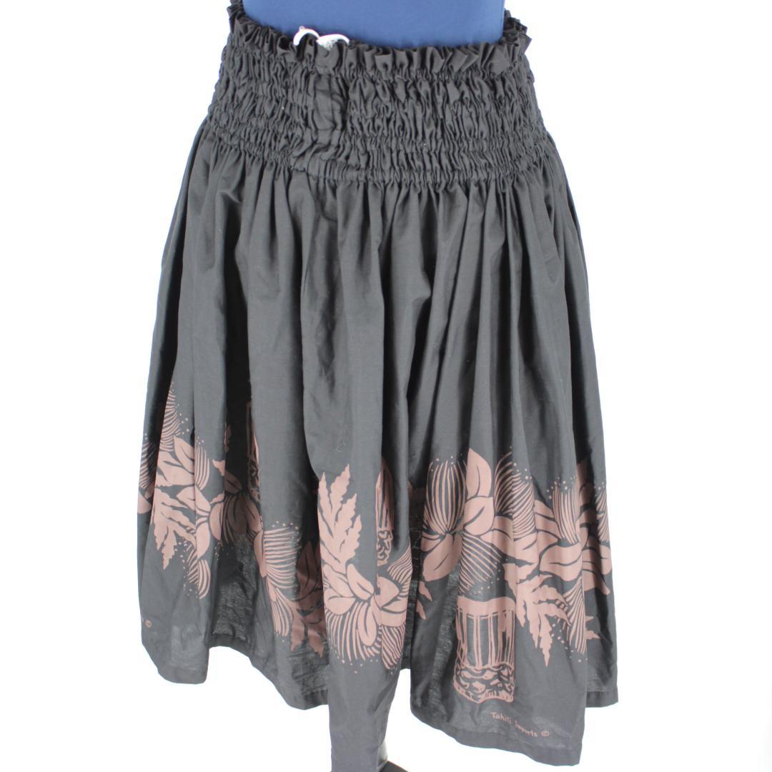 最高級 フラダンス用衣装】TAHITI IMPORTS パウスカート ブラック