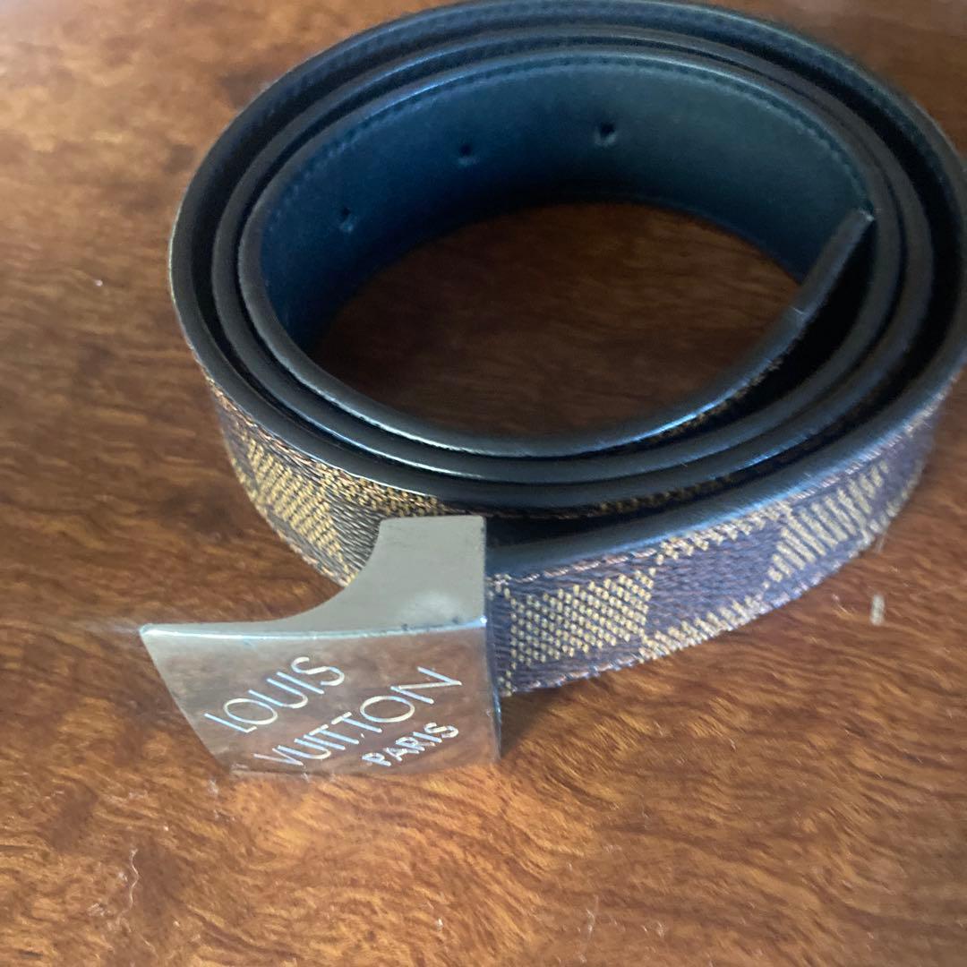値下げ✖︎ LOUIS VUITTON ダミエレザーベルト
