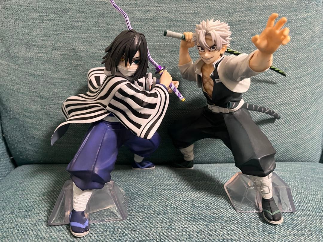 鬼滅の刃　一番くじ　フィギュア　伊黒小芭内&不死川実弥