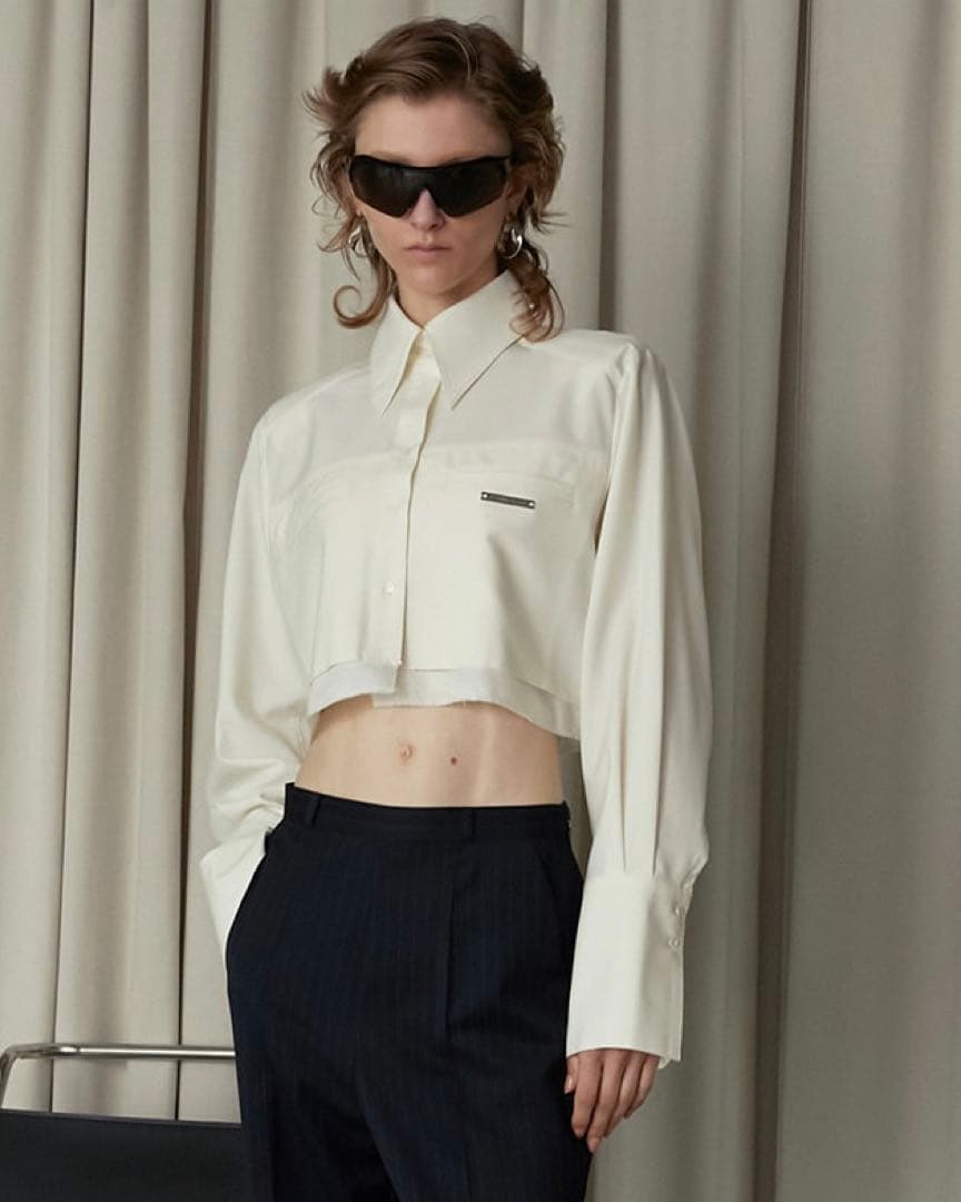 prank project マルチファブリックショートシャツ ホワイト