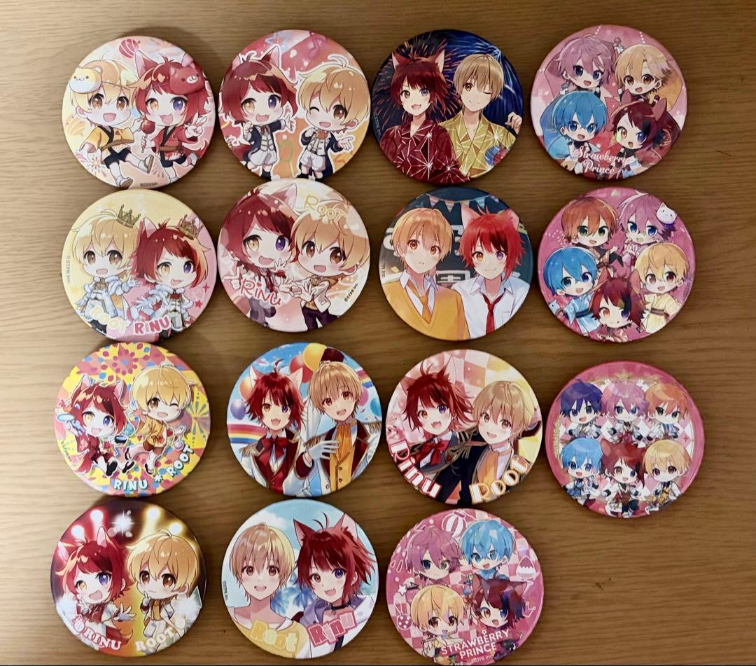 すとぷり 莉犬くん るぅとくん ペア 缶バッジ 缶バ - メルカリ