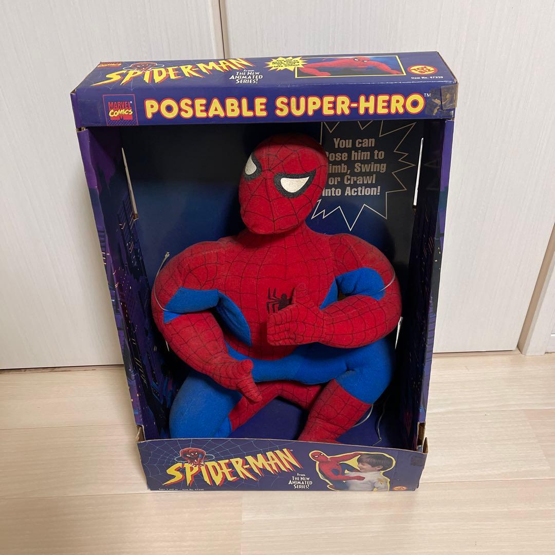 スパイダーマン POSEABLE SUPER-HERO 大型ぬいぐるみ 箱付き